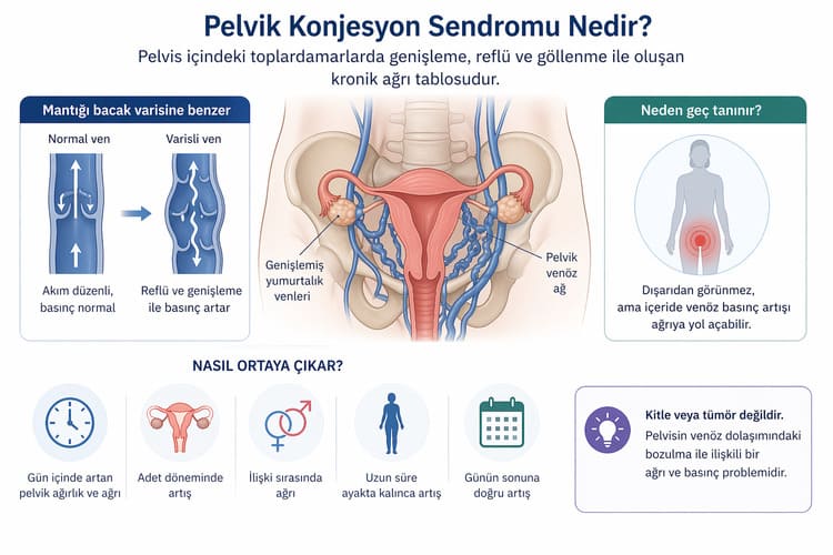 Pelvik konjesyon sendromu nedir