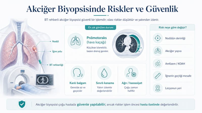 akciger biyopsi riskler