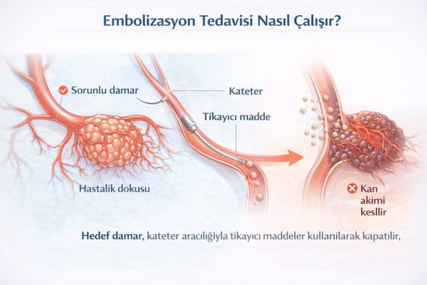 embolizasyon nasıl çalışır