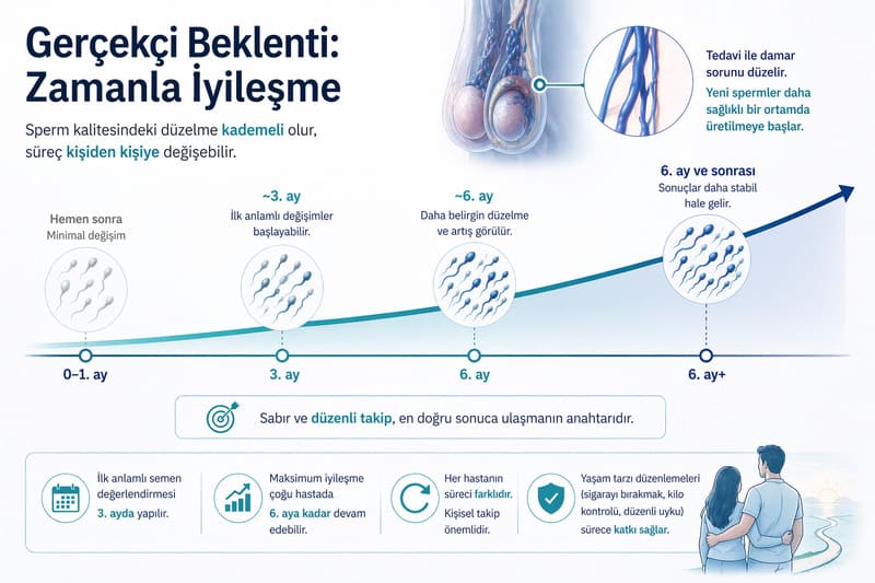 embolizasyon sonrasi sperm duzelme