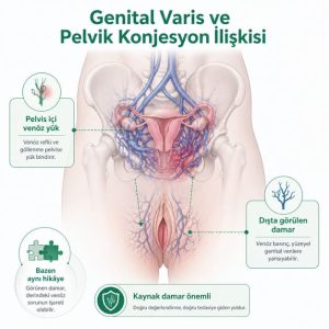 genital varis pelvik konjesyon iliskisi