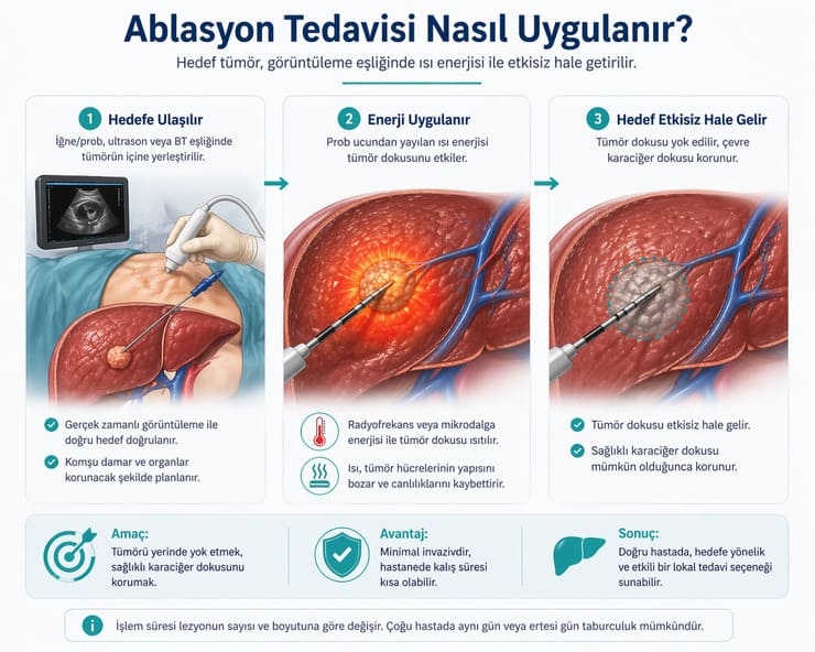 karaciger ablasyon tedavisi nasil