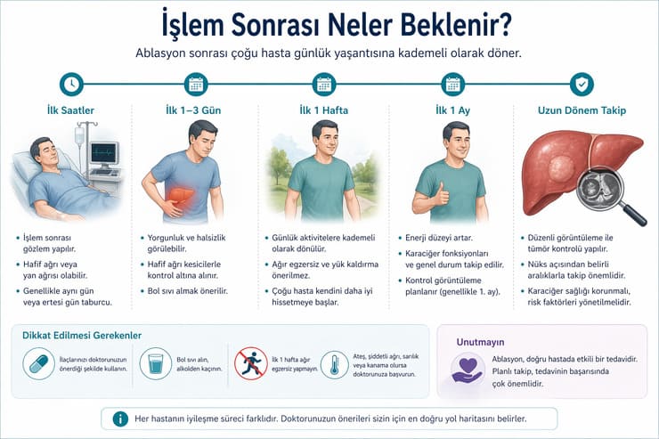 karaciger tumor ablasyonu sonrasi