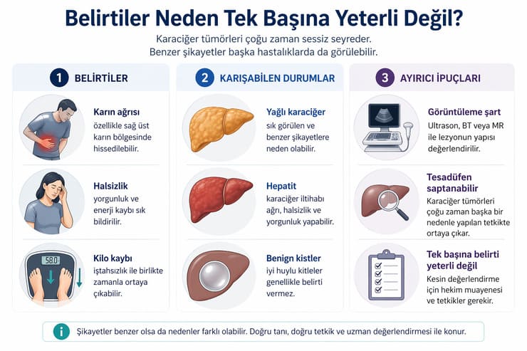 karaciger tumor belirtiler