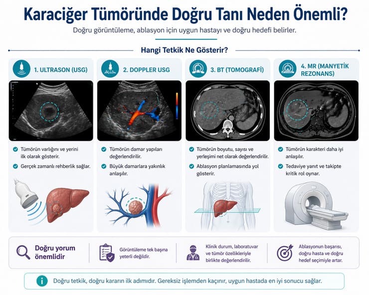 karaciger tumorunde tanı