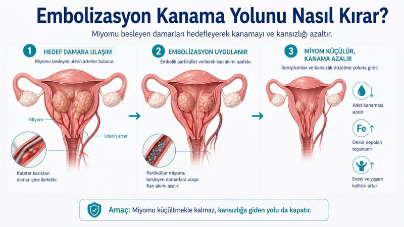 miyom kanamasi embolizasyon