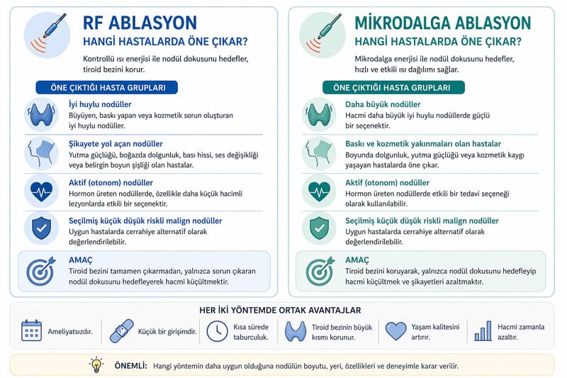 tiroid nodülü radyofrekans vs mikrodalga ablasyon