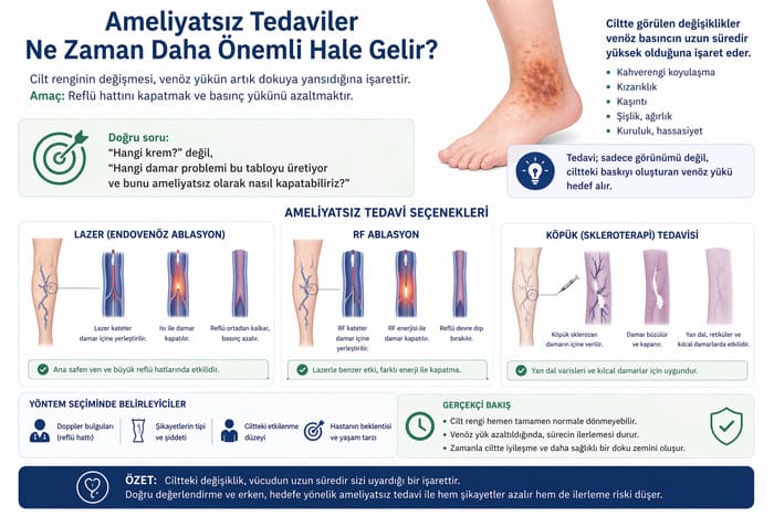 varis ameliyatsız tedavi seçimi